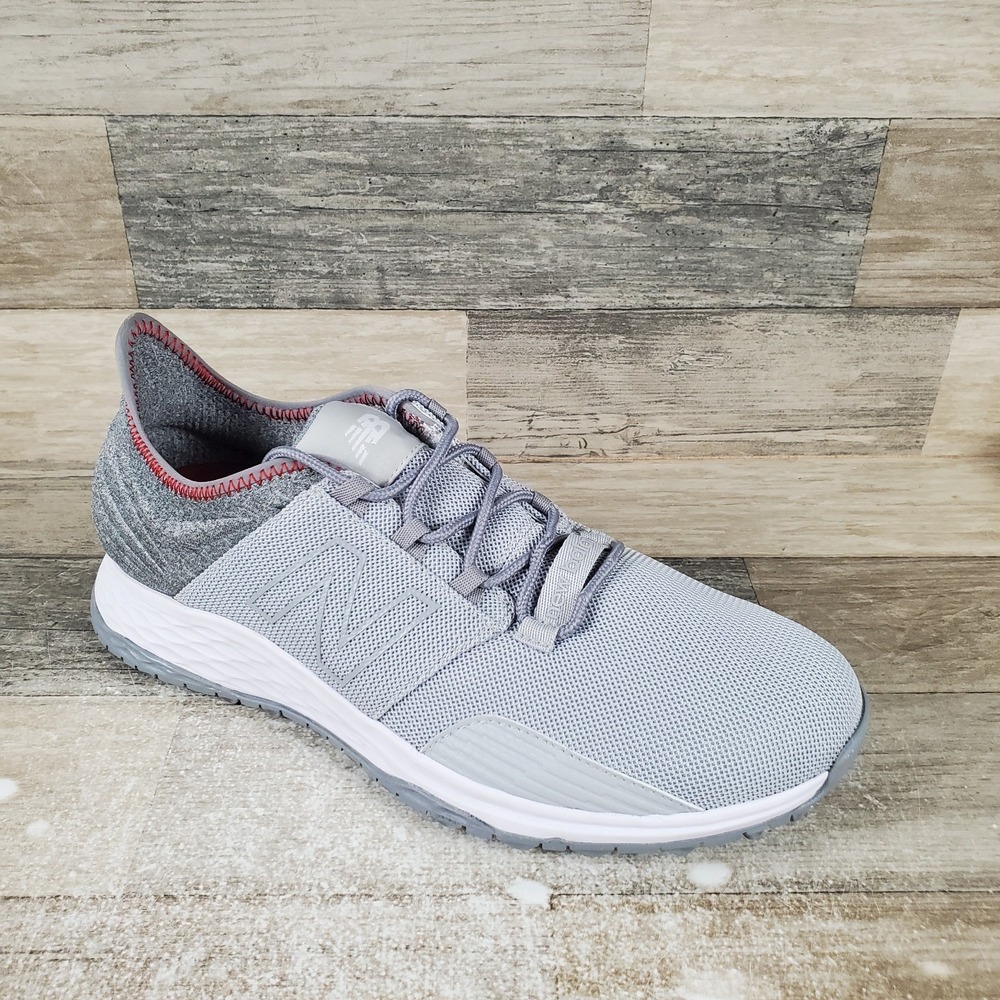 New Balance Fresh Foam ROAV Mens Golf Shoes Sz 9 D Running Gray Lace-Up Sneakers